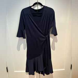 ellos Asymmetrical Navy Dress
